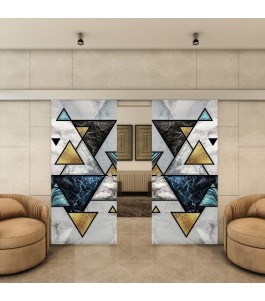Glasschiebetür ECO-LINE - Fotoprint Model 97
