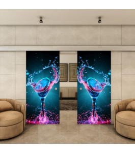 Glasschiebetür ECO-LINE - Fotoprint Model 112