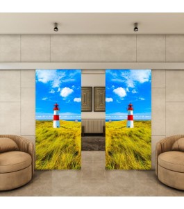 Glasschiebetür ECO-LINE - Fotoprint Model 148