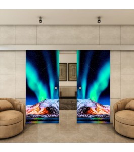 Glasschiebetür ECO-LINE - Fotoprint Model 151
