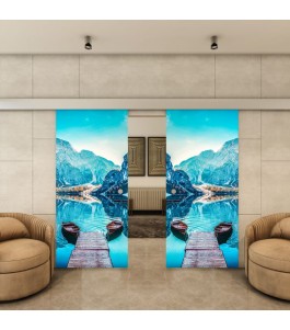 Glasschiebetür ECO-LINE - Fotoprint Model 164