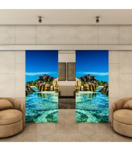 Glasschiebetür ECO-LINE - Fotoprint Model 168