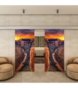 Glasschiebetür ECO-LINE - Fotoprint Model 171