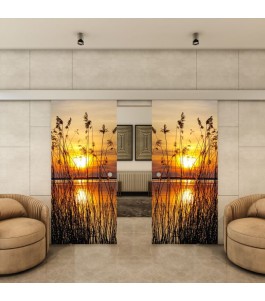 Glasschiebetür ECO-LINE - Fotoprint Model 187
