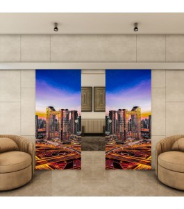 Glasschiebetür ECO-LINE - Fotoprint Model 207