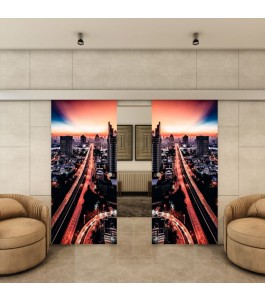 Glasschiebetür ECO-LINE - Fotoprint Model 210