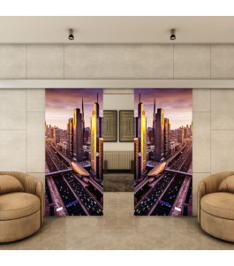 Glasschiebetür ECO-LINE - Fotoprint Model 213