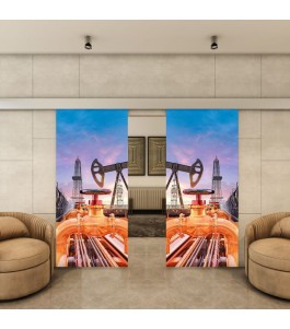 Glasschiebetür ECO-LINE - Fotoprint Model 219