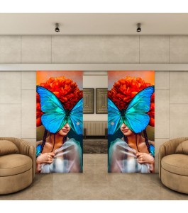Glasschiebetür ECO-LINE - Fotoprint Model 272