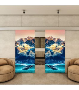 Glasschiebetür ECO-LINE - Fotoprint Model 290