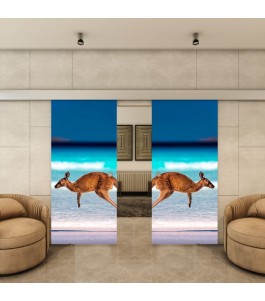Glasschiebetür ECO-LINE - Fotoprint Model 291