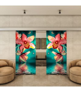 Glasschiebetür ECO-LINE - Fotoprint Model 317