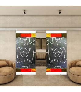 Glasschiebetür ECO-LINE - Fotoprint Model 327