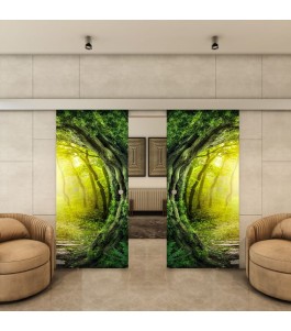 Glasschiebetür ECO-LINE - Fotoprint Model 348