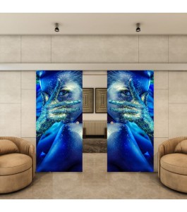 Glasschiebetür ECO-LINE - Fotoprint Model 351