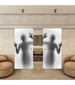 Glasschiebetür ECO-LINE - Fotoprint Model 355