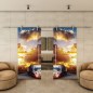 Glasschiebetür PIPE-LINE - Fotoprint Modell 328 Glasschiebetür PIPE-LINE - Fotoprint Modell 328