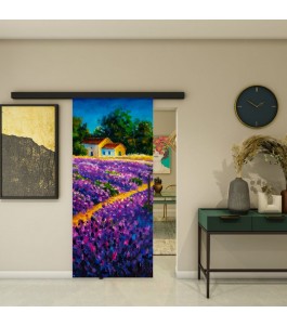 Glasschiebetür BLACK-LINE - Fotoprint Model 26