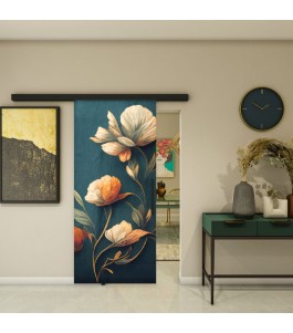 Glasschiebetür BLACK-LINE - Fotoprint Model 56