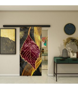 Glasschiebetür BLACK-LINE - Fotoprint Model 59