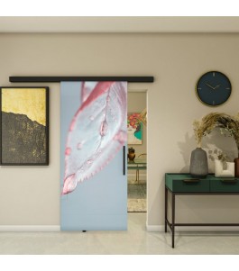 Glasschiebetür BLACK-LINE - Fotoprint Model 64