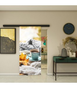 Glasschiebetür BLACK-LINE - Fotoprint Model 66