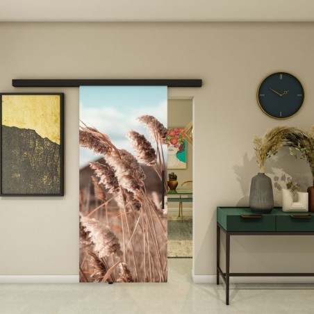 Glasschiebetür BLACK-LINE - Fotoprint Model 71