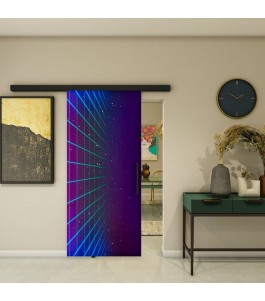 Glasschiebetür BLACK-LINE - Fotoprint Model 90