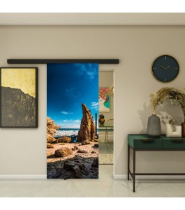 Glasschiebetür BLACK-LINE - Fotoprint Model 147