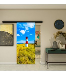 Glasschiebetür BLACK-LINE - Fotoprint Model 148