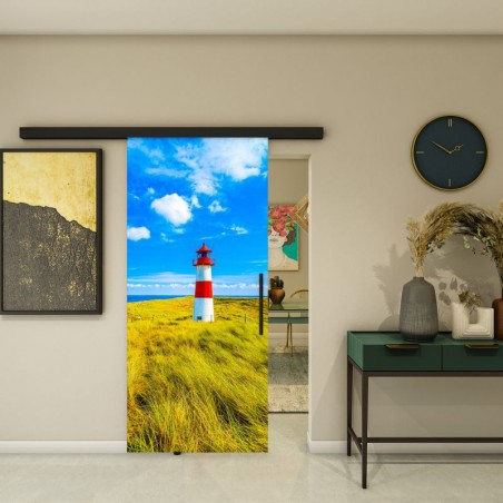 Glasschiebetür BLACK-LINE - Fotoprint Model 148
