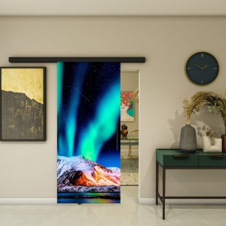 Glasschiebetür BLACK-LINE - Fotoprint Model 151
