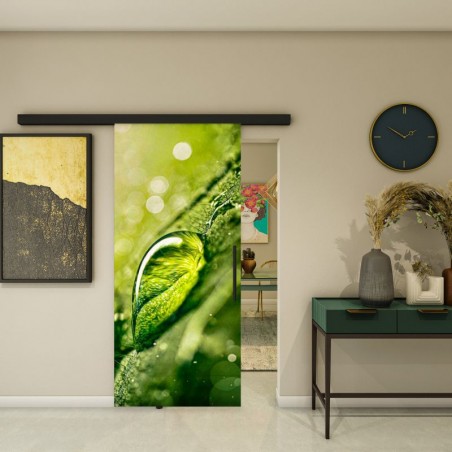 Glasschiebetür BLACK-LINE - Fotoprint Model 158