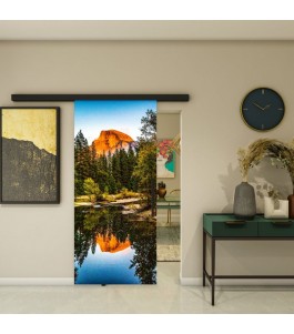 Glasschiebetür BLACK-LINE - Fotoprint Model 160