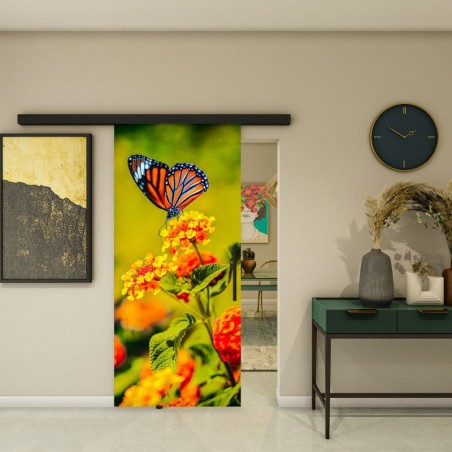 Glasschiebetür BLACK-LINE - Fotoprint Model 167