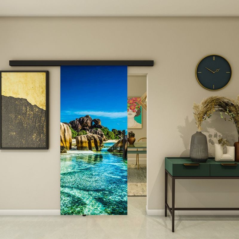 Glasschiebetür BLACK-LINE - Fotoprint Modell 168 Glasschiebetür BLACK-LINE - Fotoprint Modell 168