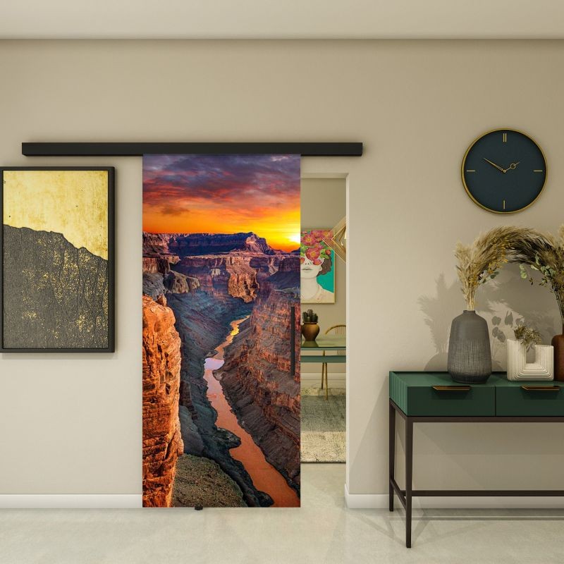 Glasschiebetür BLACK-LINE - Fotoprint Modell 171 Glasschiebetür BLACK-LINE - Fotoprint Modell 171