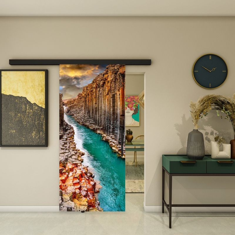 Glasschiebetür BLACK-LINE - Fotoprint Modell 177 Glasschiebetür BLACK-LINE - Fotoprint Modell 177