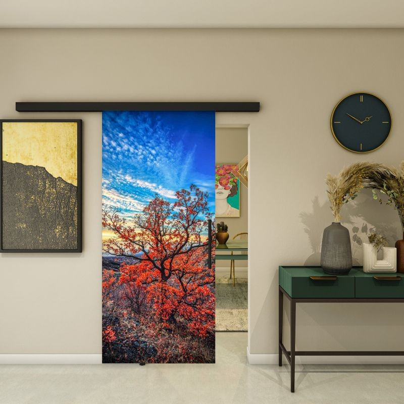 Glasschiebetür BLACK-LINE - Fotoprint Modell 180 Glasschiebetür BLACK-LINE - Fotoprint Modell 180