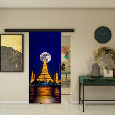 Glasschiebetür BLACK-LINE - Fotoprint Model 204