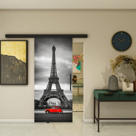 Glasschiebetür BLACK-LINE - Fotoprint Model 205