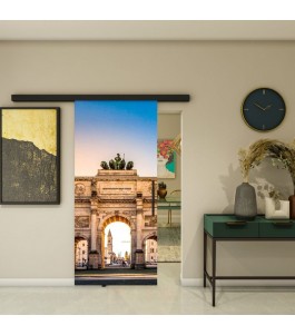 Glasschiebetür BLACK-LINE - Fotoprint Model 212