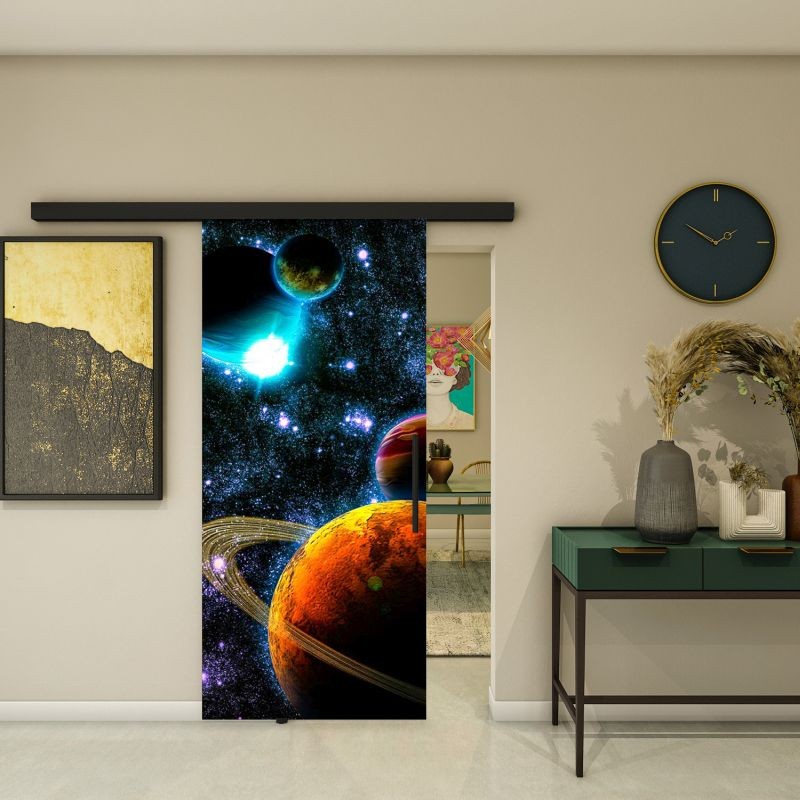 Glasschiebetür BLACK-LINE - Fotoprint Modell 214 Glasschiebetür BLACK-LINE - Fotoprint Modell 214