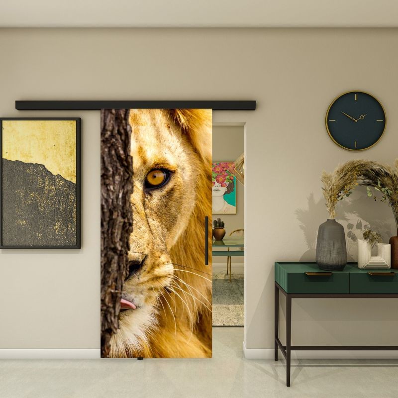 Glasschiebetür BLACK-LINE - Fotoprint Modell 223 Glasschiebetür BLACK-LINE - Fotoprint Modell 223