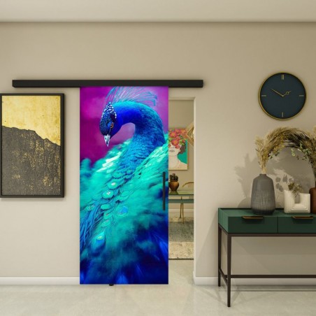 Glasschiebetür BLACK-LINE - Fotoprint Model 229