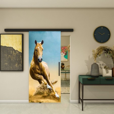 Glasschiebetür BLACK-LINE - Fotoprint Model 230