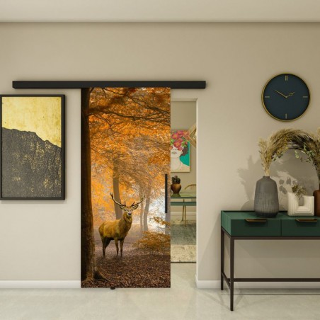 Glasschiebetür BLACK-LINE - Fotoprint Model 236