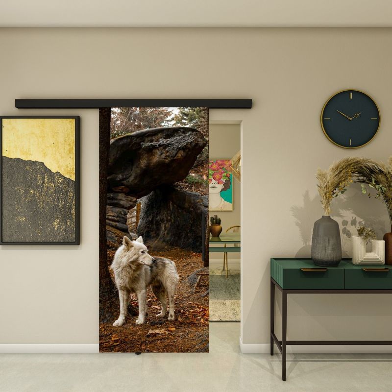 Glasschiebetür BLACK-LINE - Fotoprint Modell 239 Glasschiebetür BLACK-LINE - Fotoprint Modell 239
