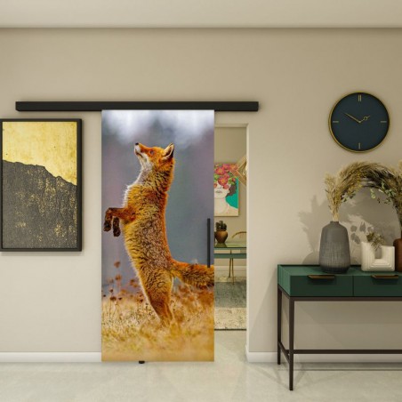 Glasschiebetür BLACK-LINE - Fotoprint Model 245