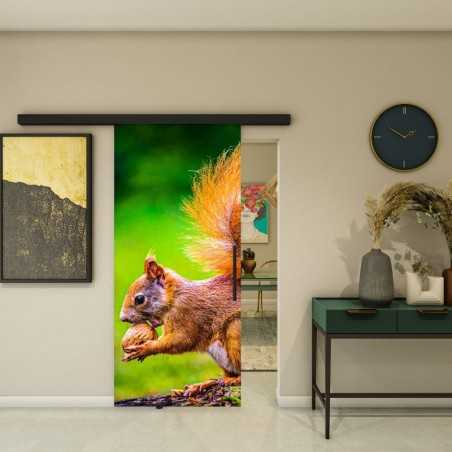 Glasschiebetür BLACK-LINE - Fotoprint Model 246